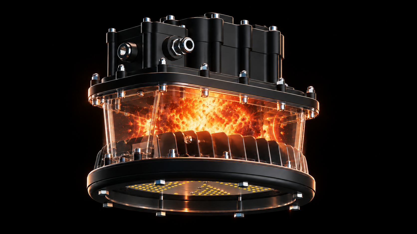 Flameproof Ex-proof lighting fixture suitable for IIC gas group