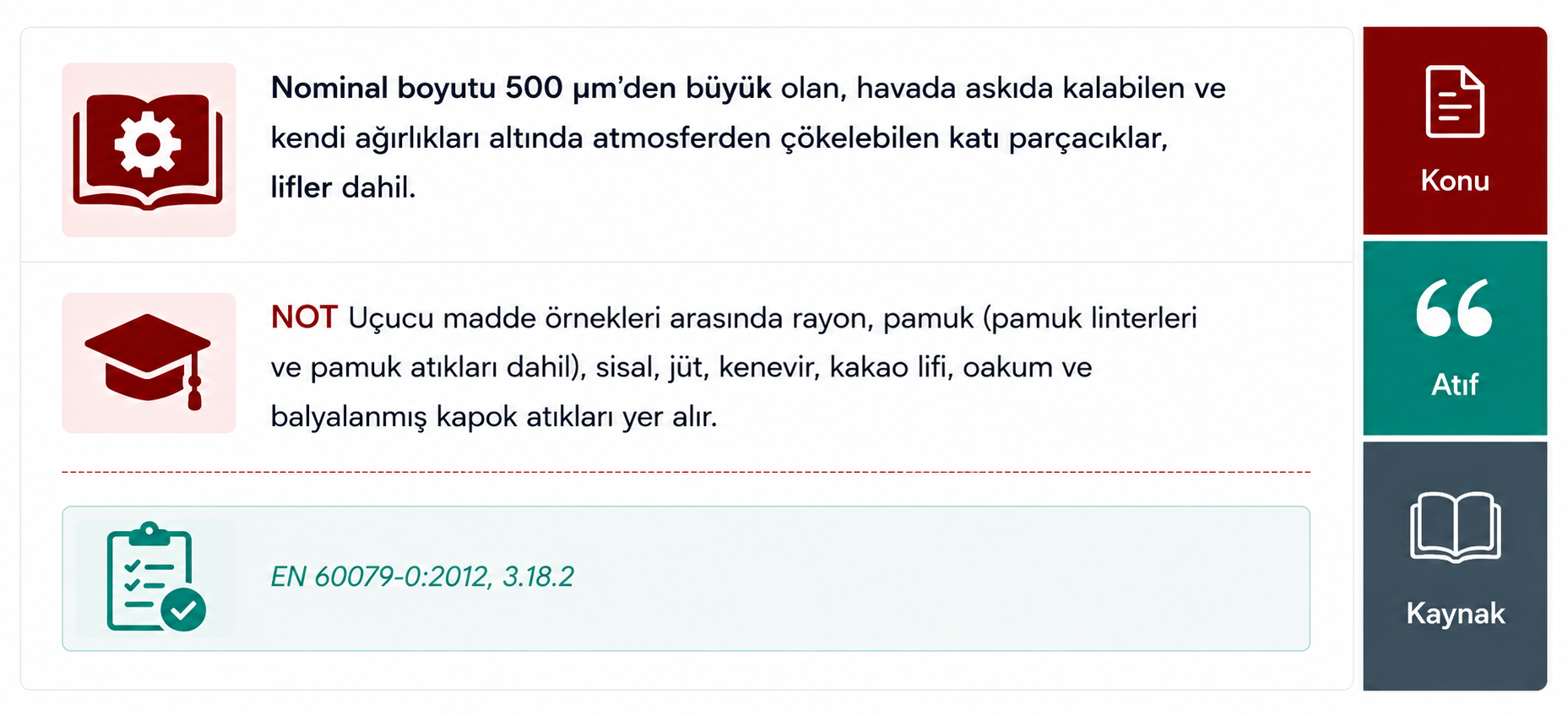 Yanıcı uçucu maddelerin tanımı ve sınıflandırılması